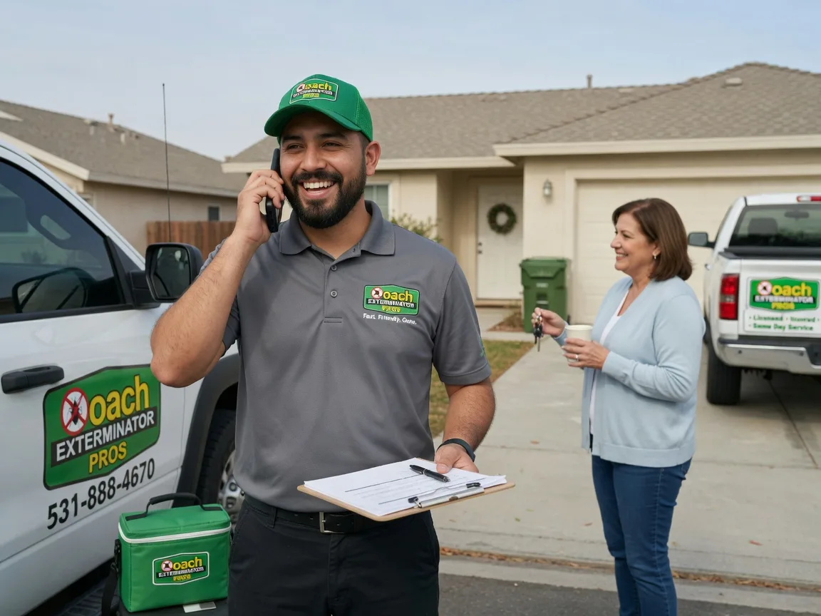 Pest Control Roach Exterminator Amazonia, MO FAQs